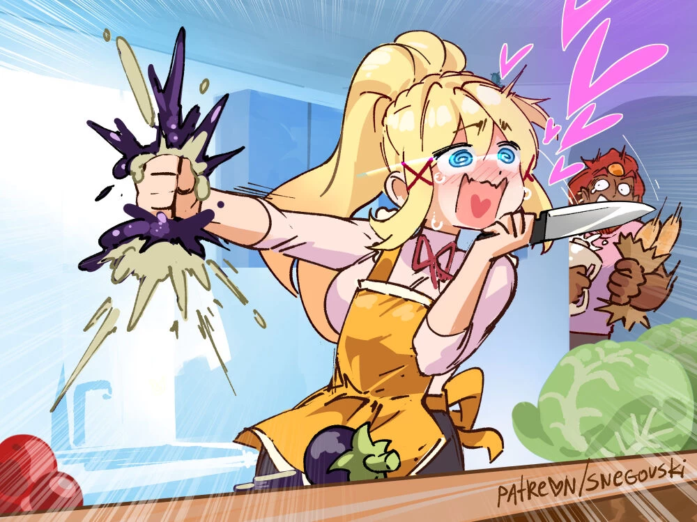 Darkness the Veggie Slayer porn comic picture 4