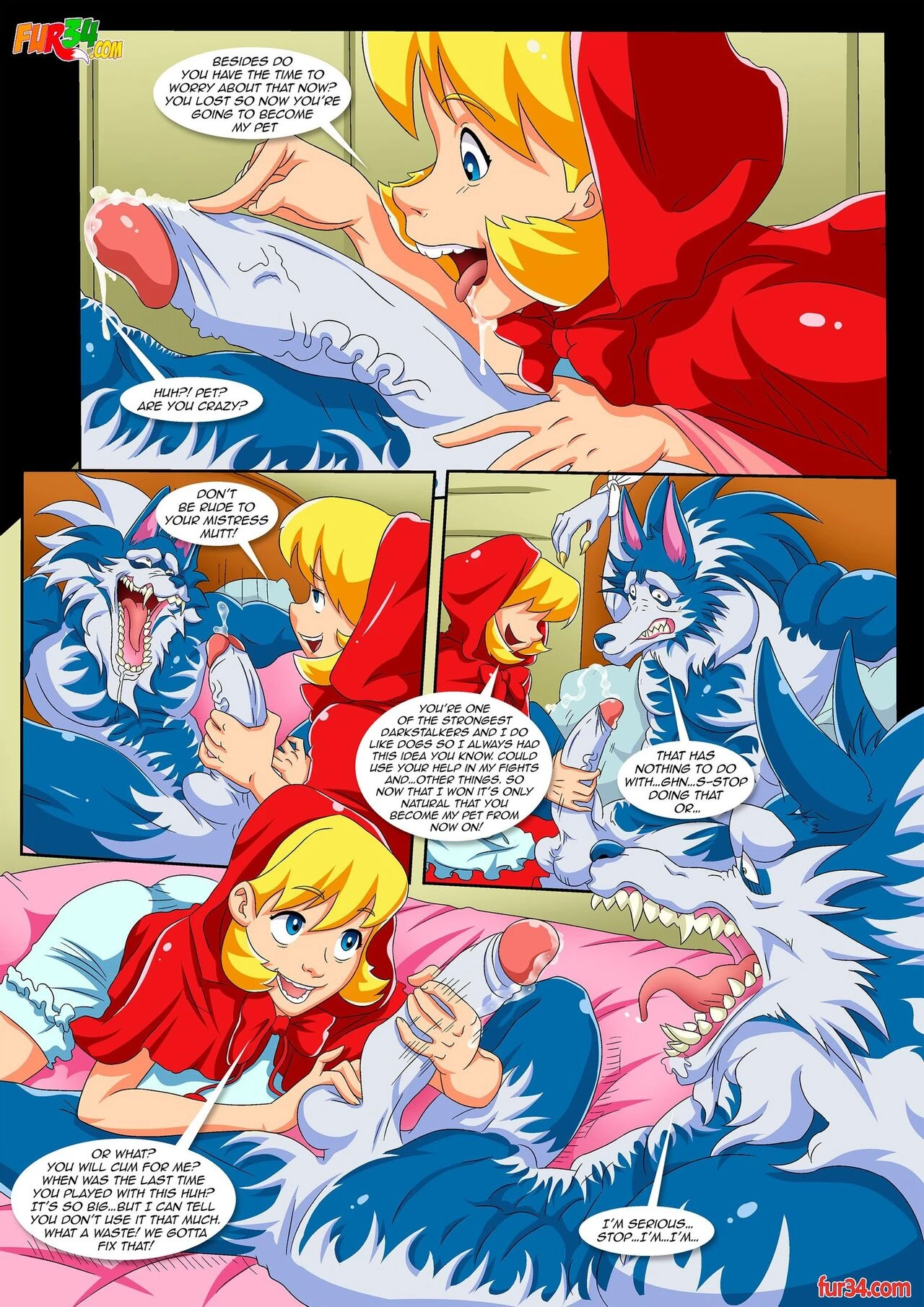 Darkstalker's Tale of Little Red Riding Hood porn comic picture 4