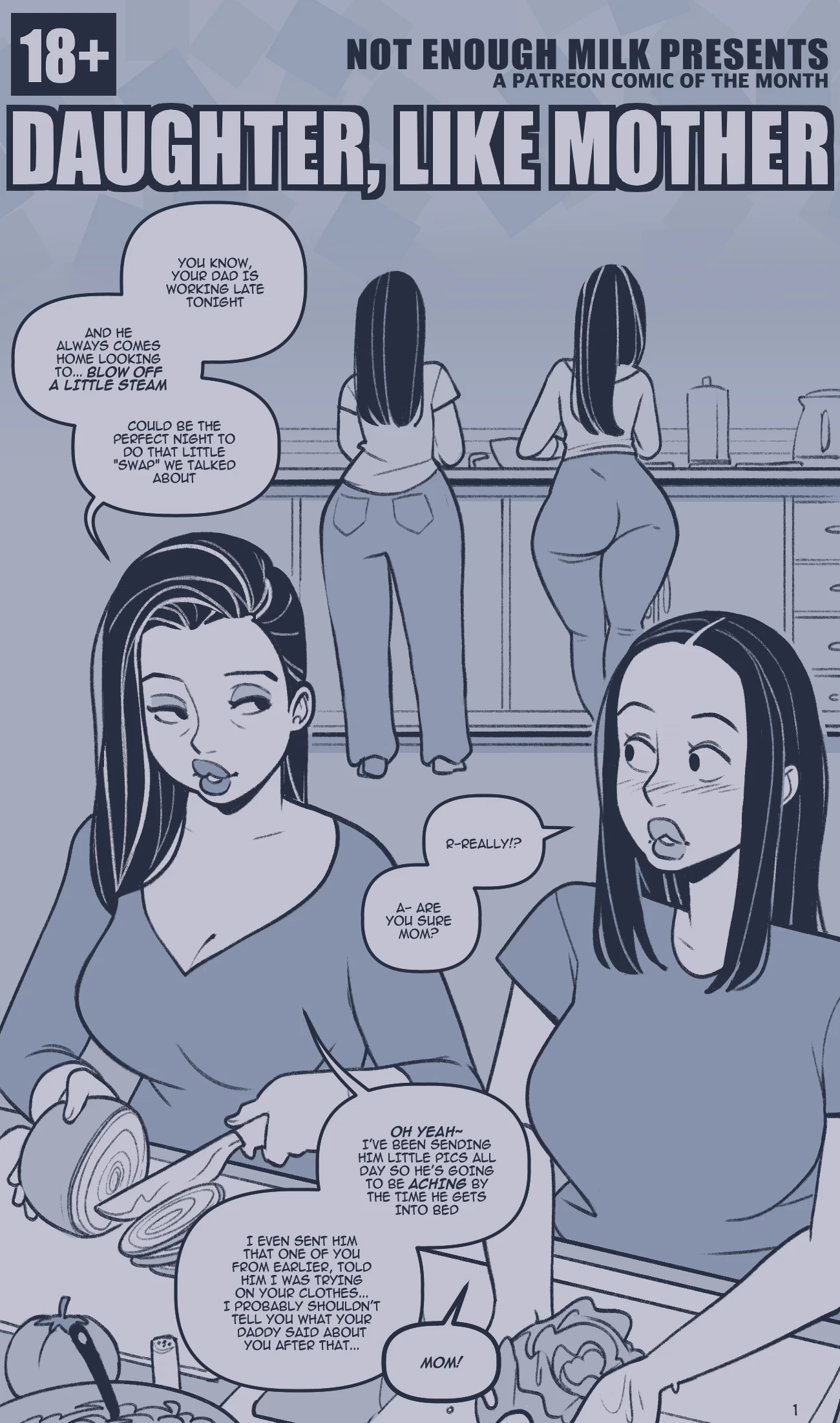 Daughter, Like Mother porn comic picture 1