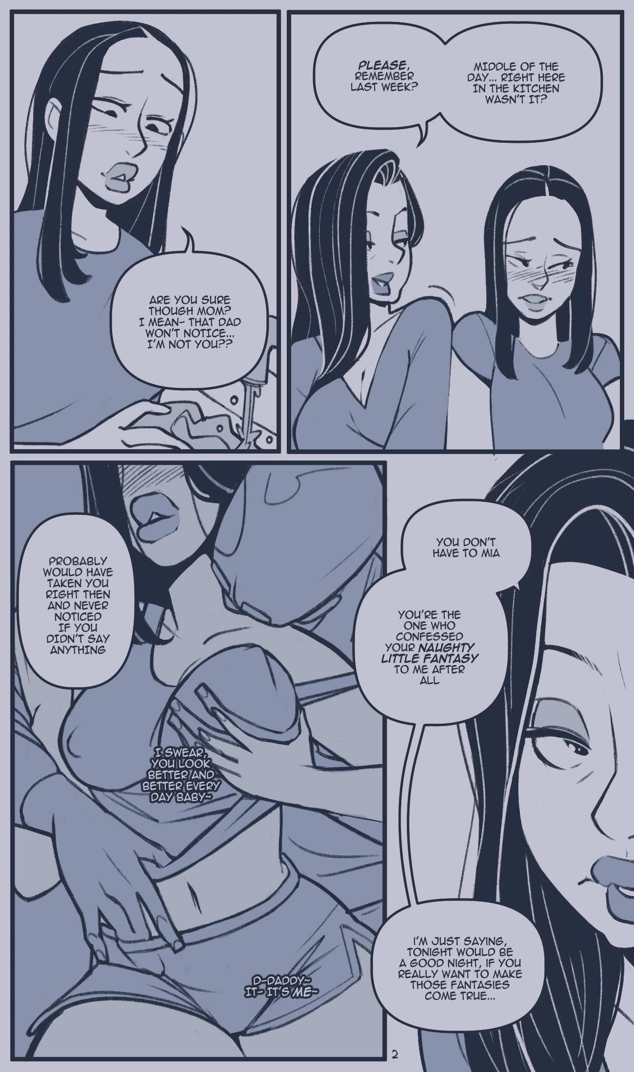 Daughter, Like Mother porn comic picture 2