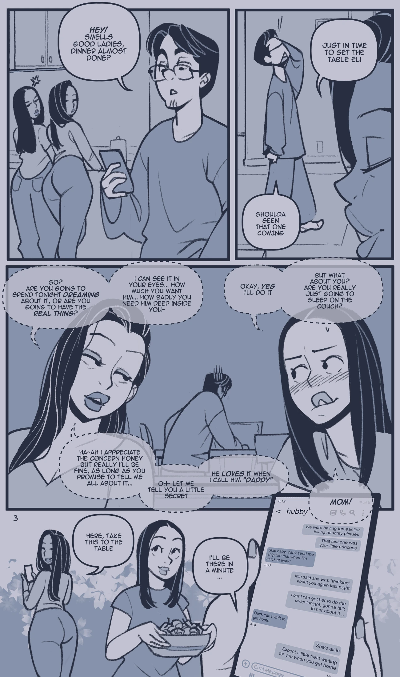 Daughter, Like Mother porn comic picture 3