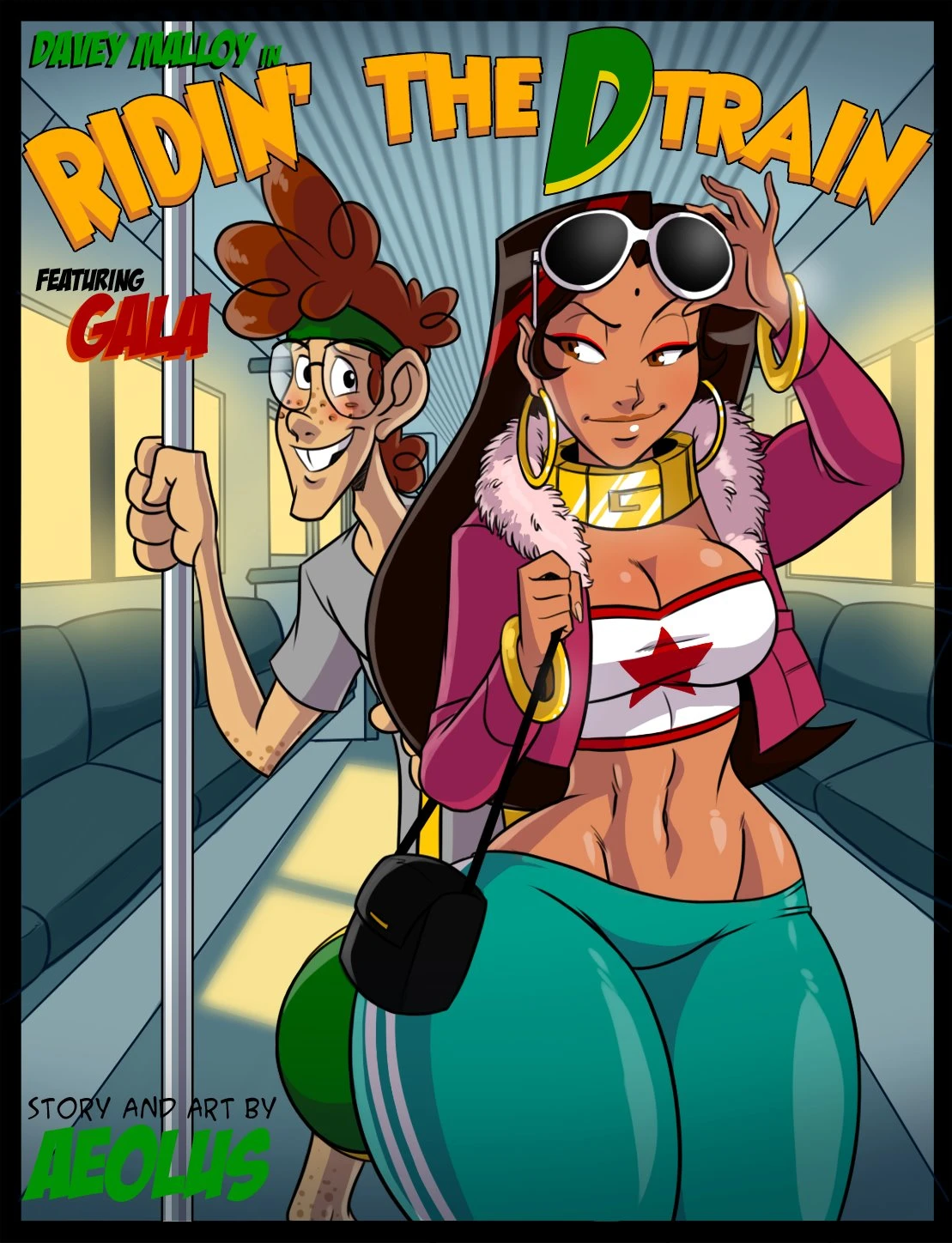 Davey x Gala - Ridin' the D Train porn comic picture 1