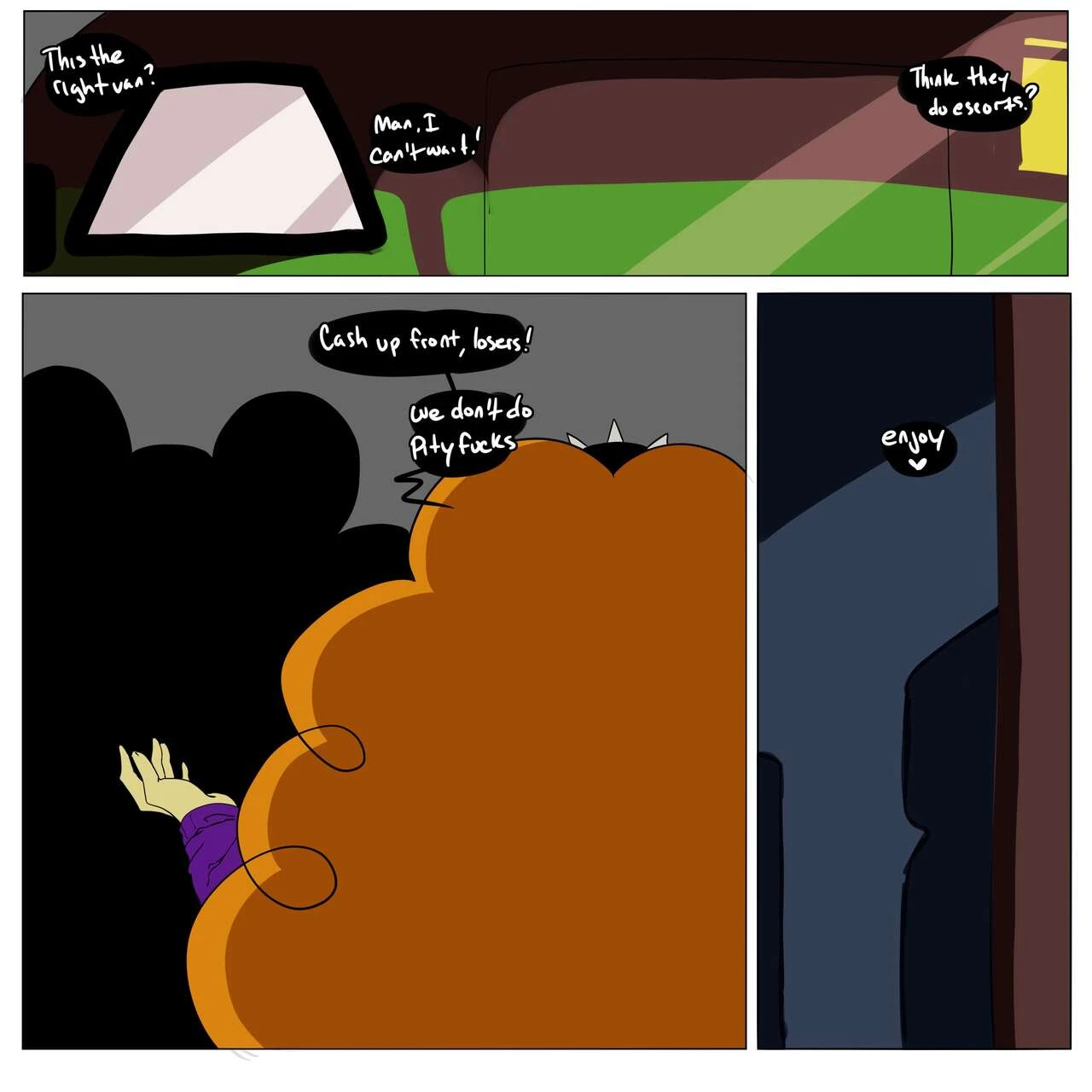 Dazzling Van porn comic picture 3