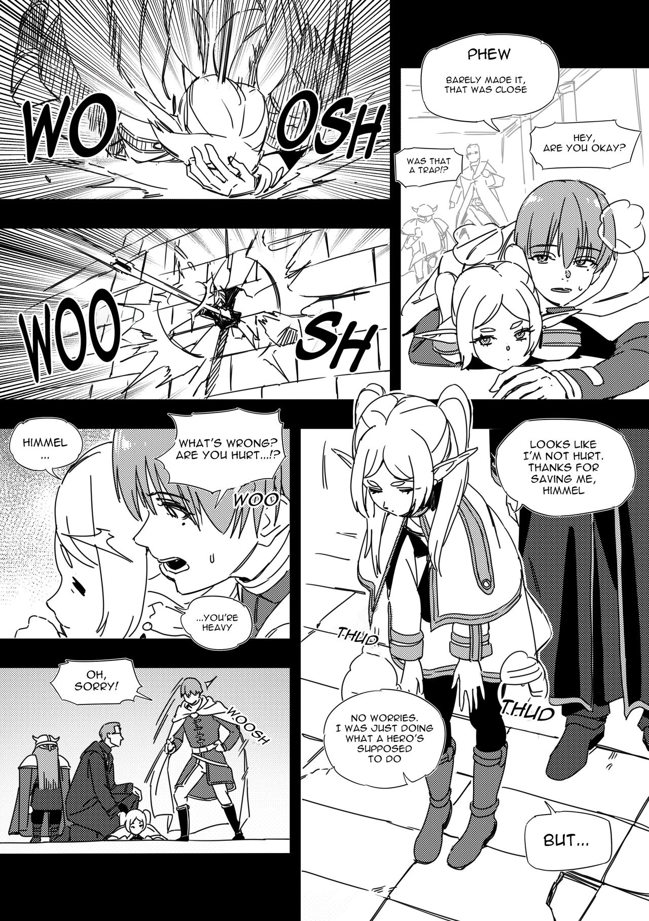 Defeated Frieren -Training Guide- porn comic picture 15