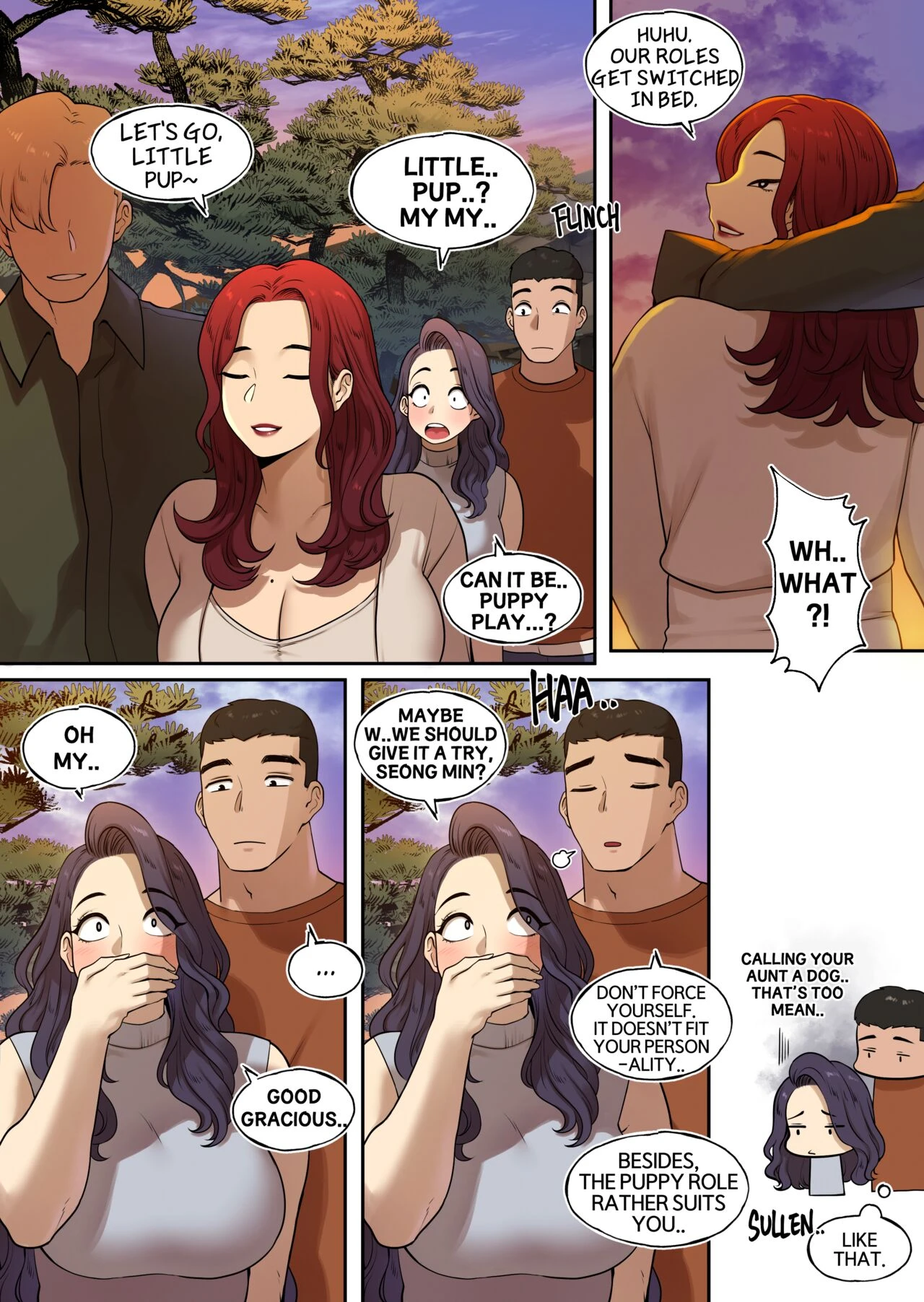 Delivery MILF - Friend's mom and Aunt episodes porn comic picture 4