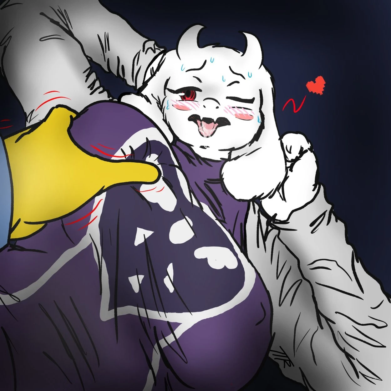 Deltarune Horny Ending porn comic picture 1