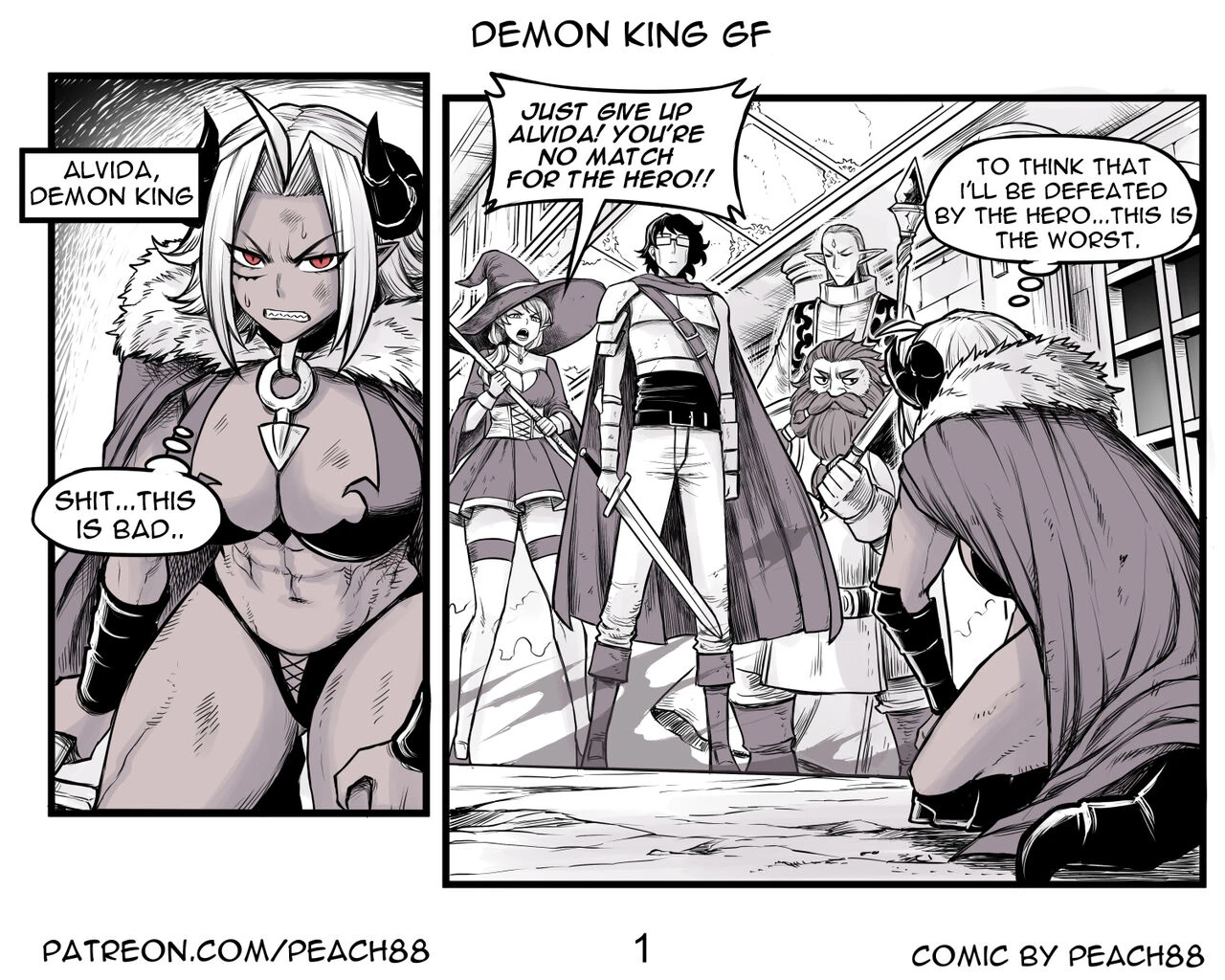 Demon King GF porn comic picture 2