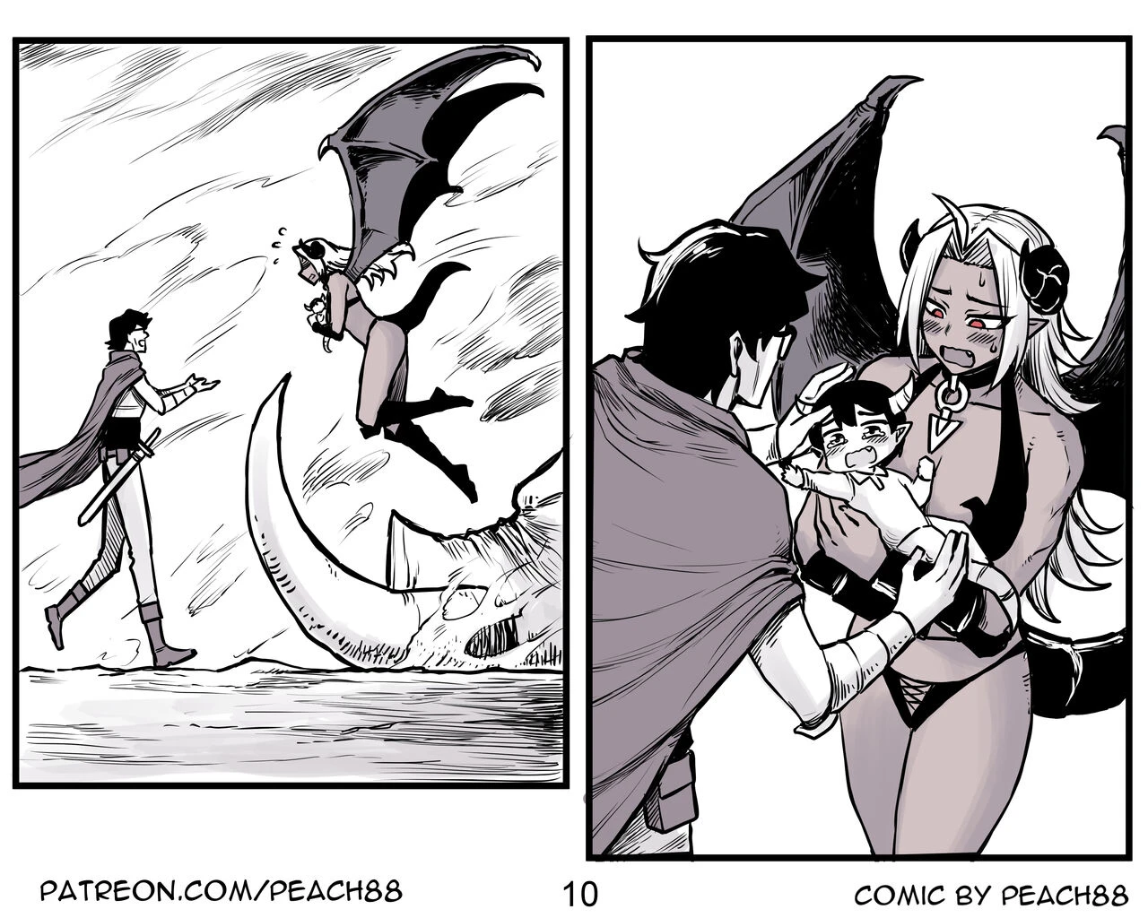 Demon King GF porn comic picture 29