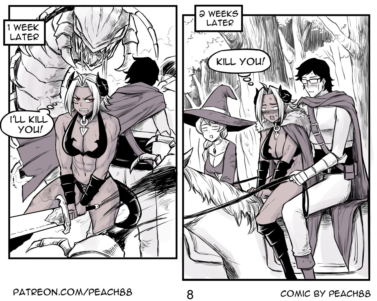 Demon King GF porn comic picture 9