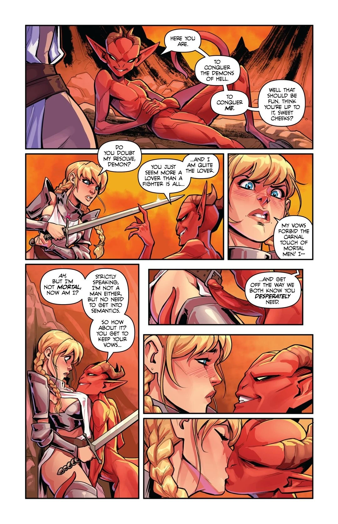 Demon Layer: The First Codex porn comic picture 9