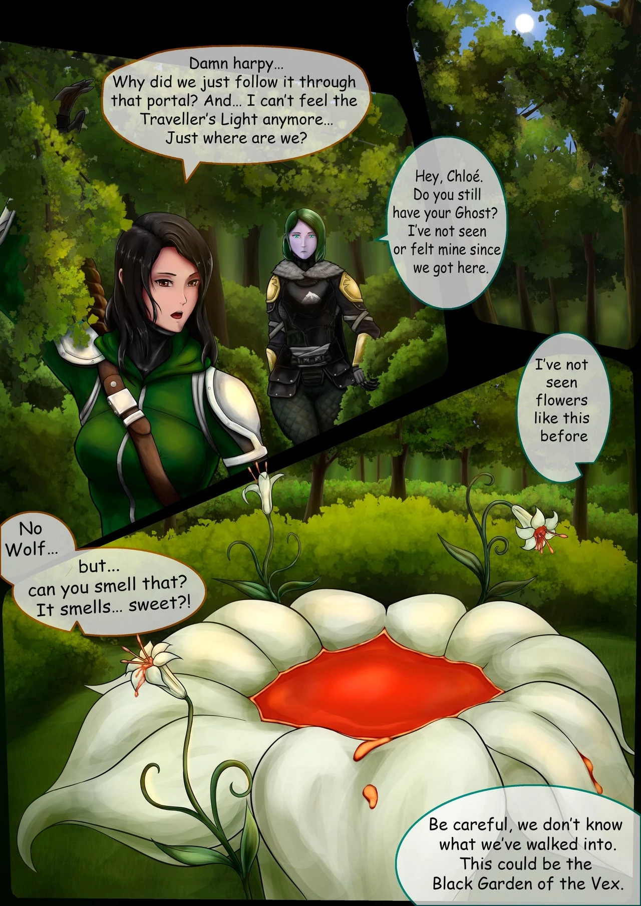 Destiny Liliraune TF porn comic picture 1