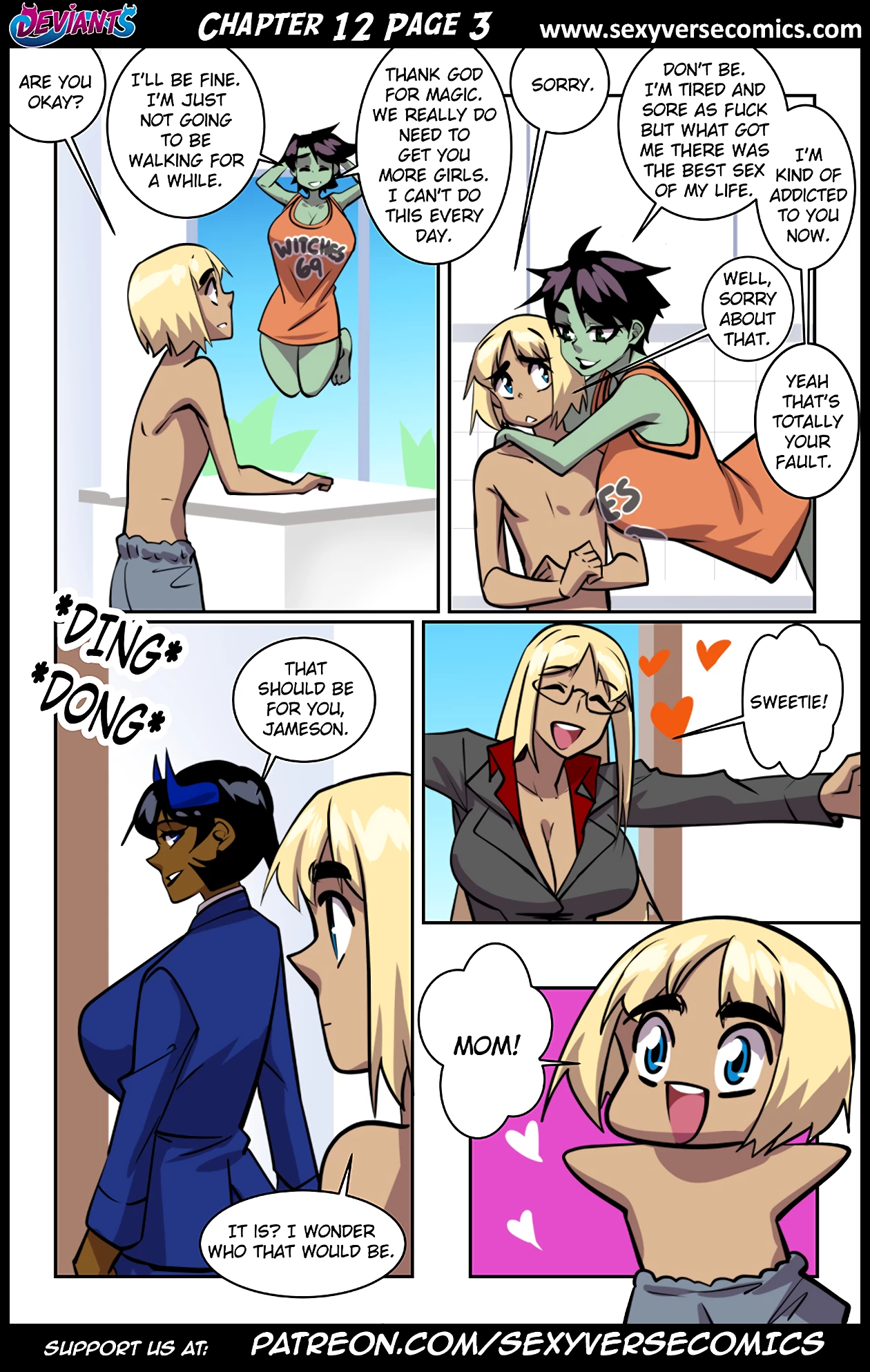 Deviants 12-13 porn comic picture 4