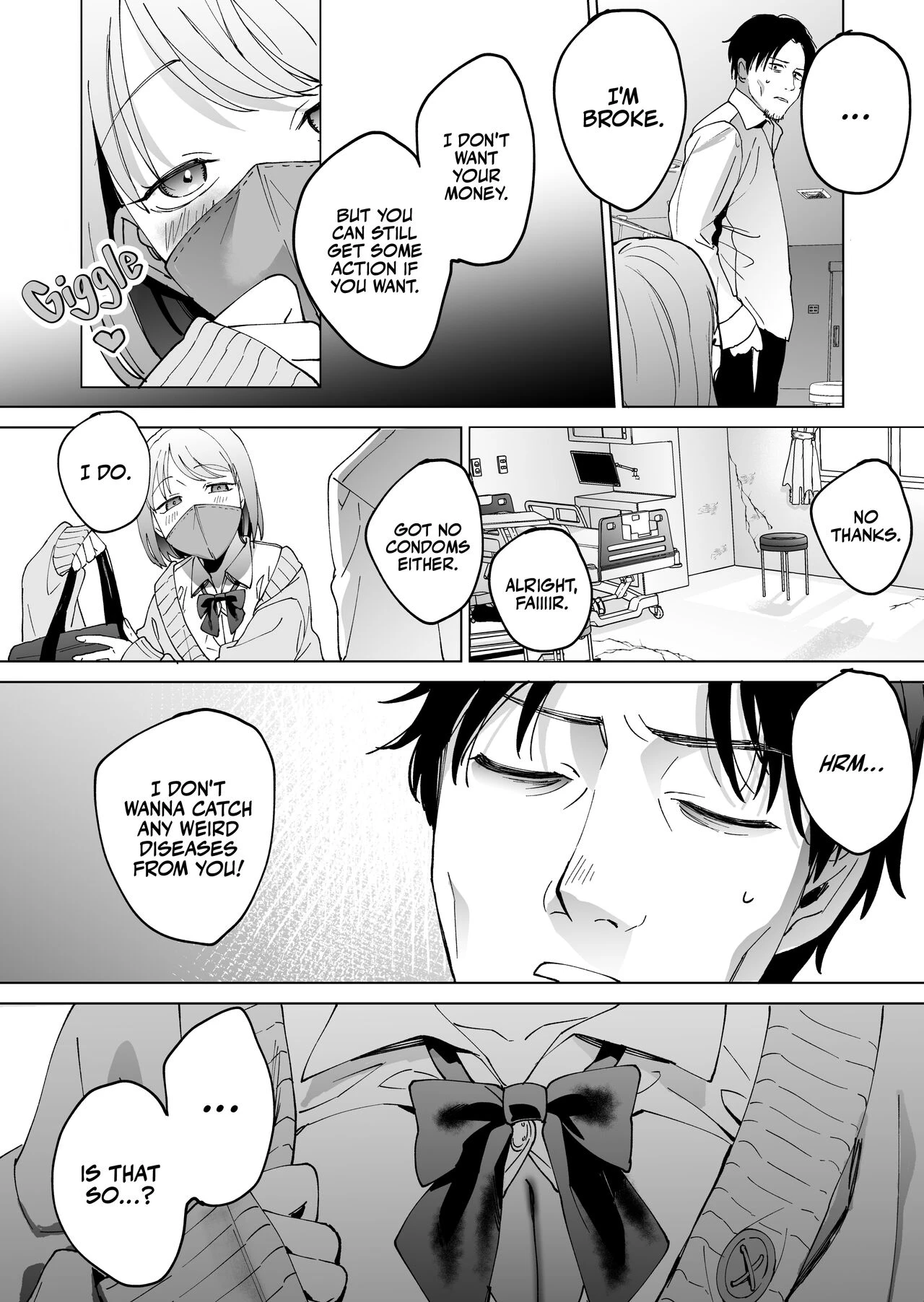 Devoured by a Mysterious High School Girl 5 Seconds before I Bid My Life Farewell | Jinsei Sayonara 5 byou-mae, Nazo-JK ni Kuwareru porn comic picture 5