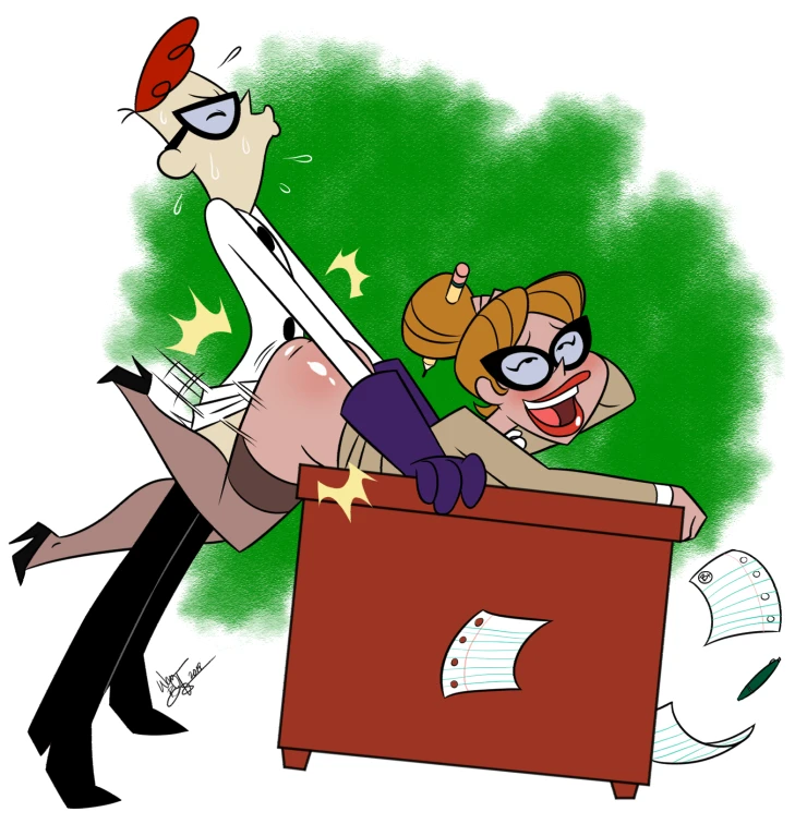 Dexter fucks Miss Wimple porn comic picture 2