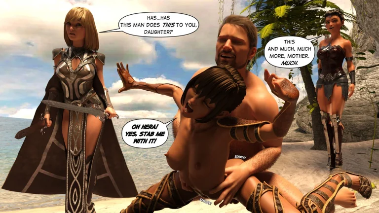Diana the Amazon 2 porn comic picture 26