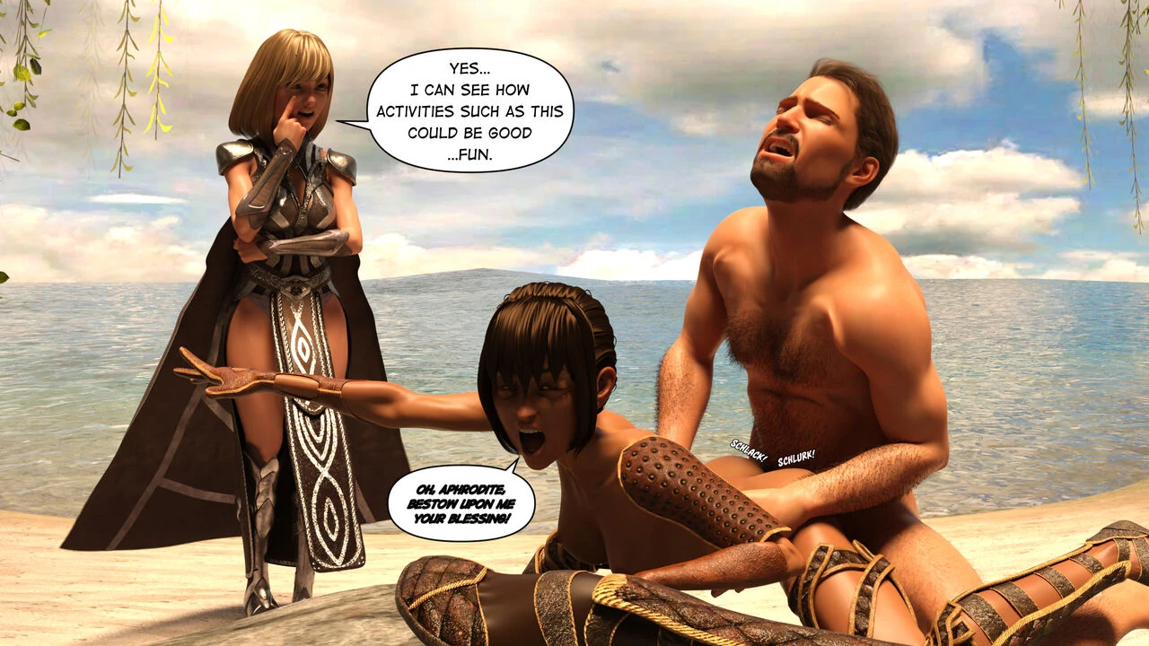 Diana the Amazon 2 porn comic picture 29