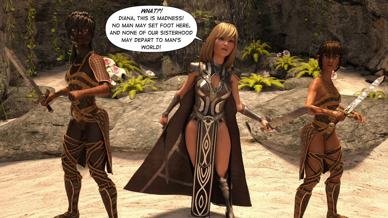 Diana the Amazon 2 porn comic picture 4