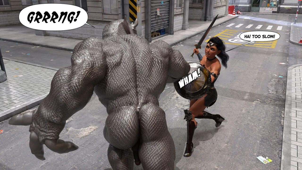 Diana the Amazon 3 porn comic picture 10