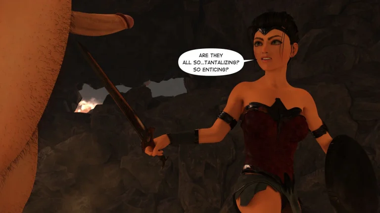 Diana the Amazon porn comic picture 10