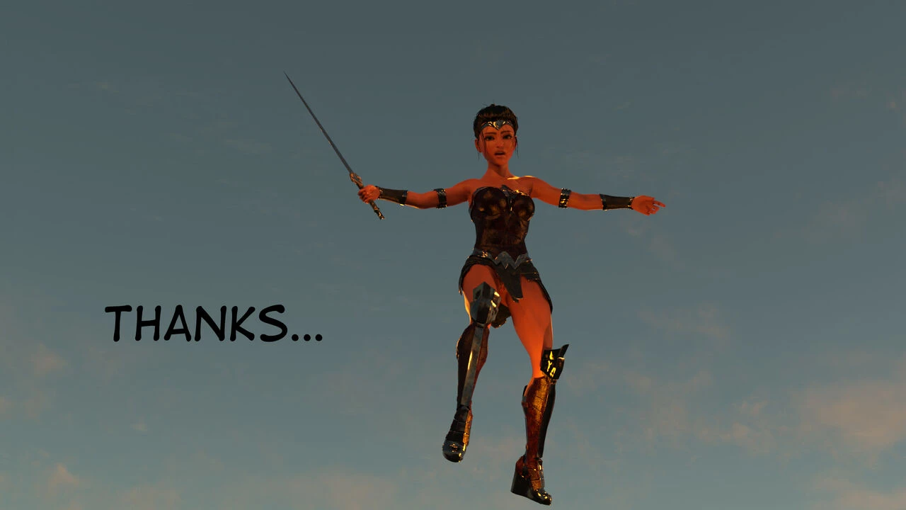 Diana the Amazon porn comic picture 108