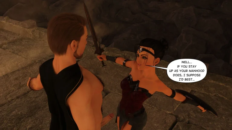 Diana the Amazon porn comic picture 11