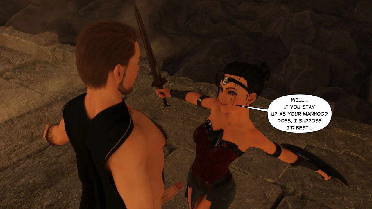 Diana the Amazon porn comic picture 11