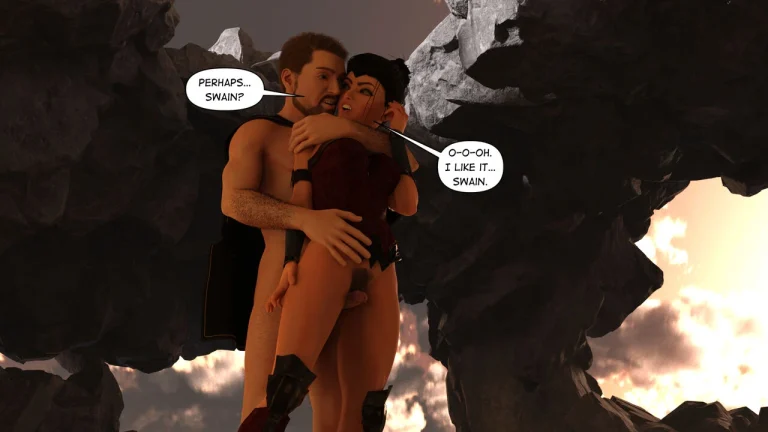 Diana the Amazon porn comic picture 17