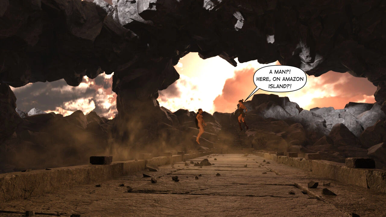 Diana the Amazon porn comic picture 2