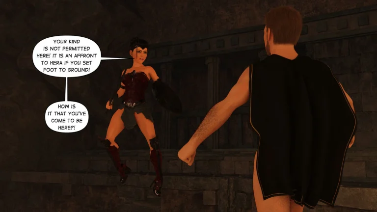 Diana the Amazon porn comic picture 3