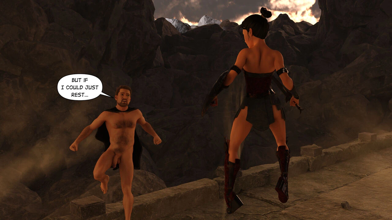 Diana the Amazon porn comic picture 5