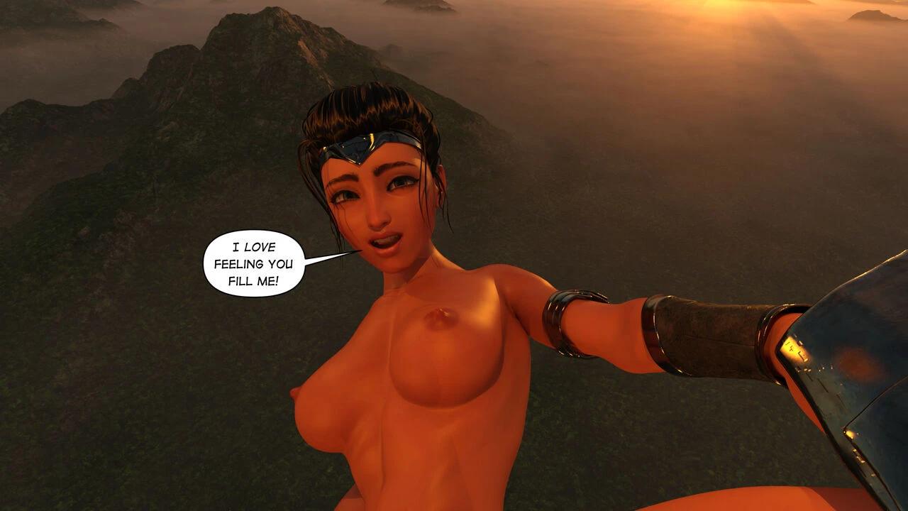 Diana the Amazon porn comic picture 56