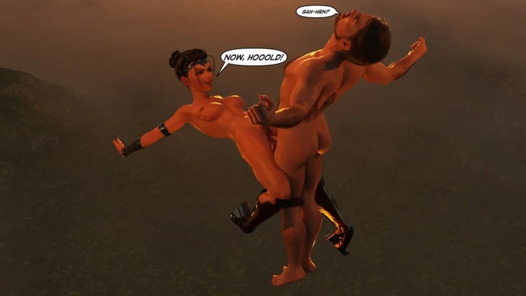 Diana the Amazon porn comic picture 59