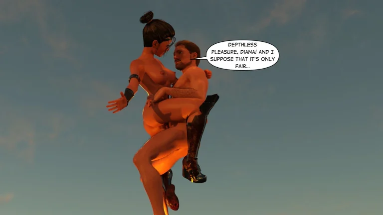 Diana the Amazon porn comic picture 78