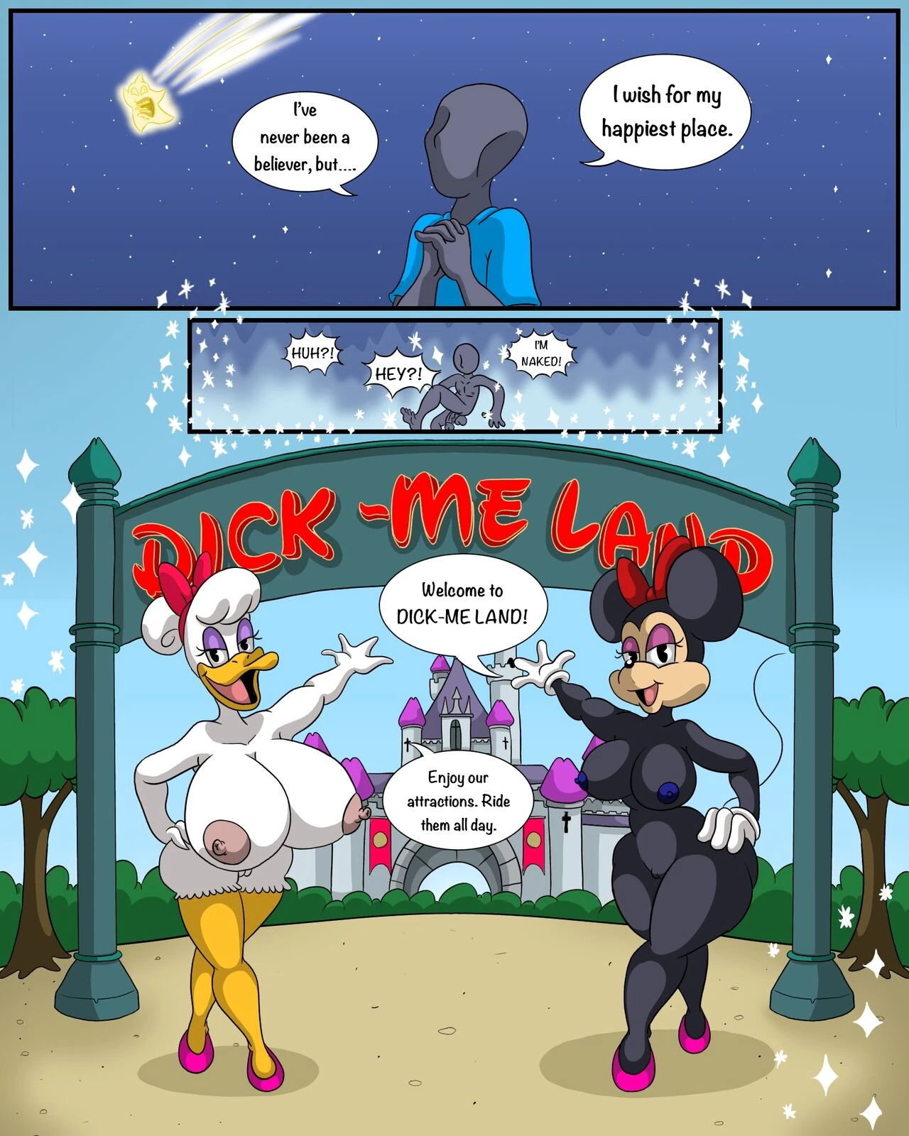 Dick-me-land porn comic picture 1
