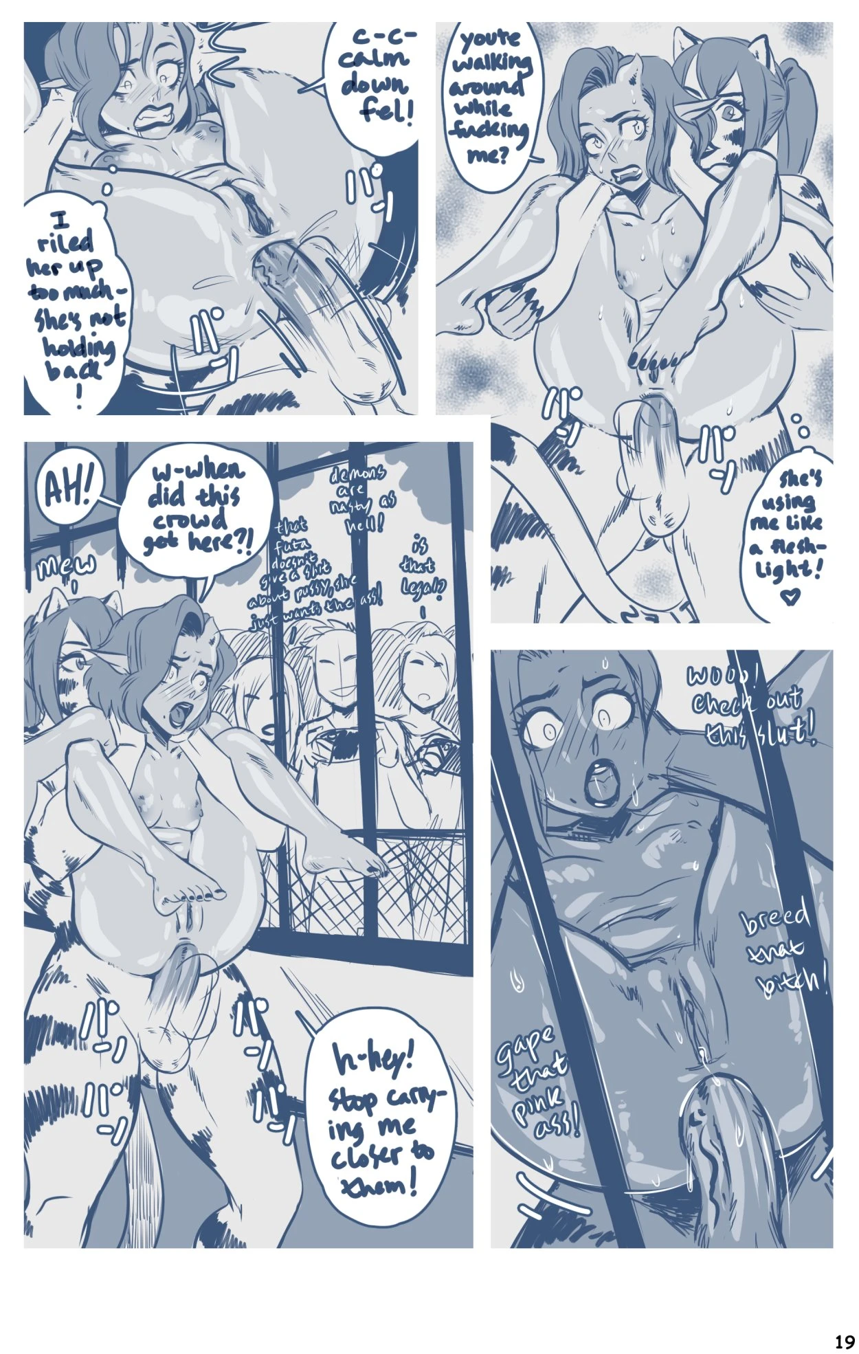 Dicks Out for Fel porn comic picture 20