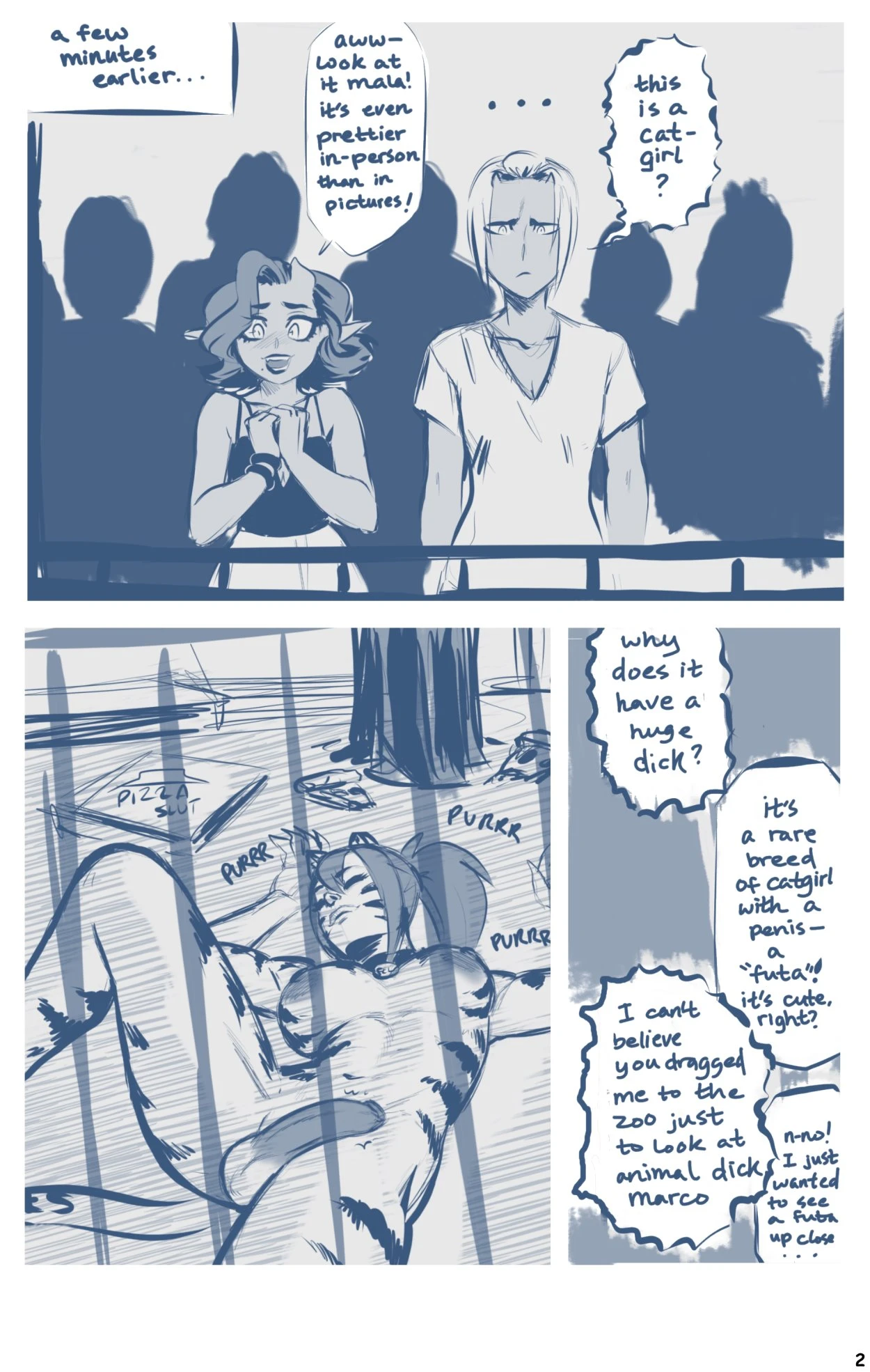 Dicks Out for Fel porn comic picture 3