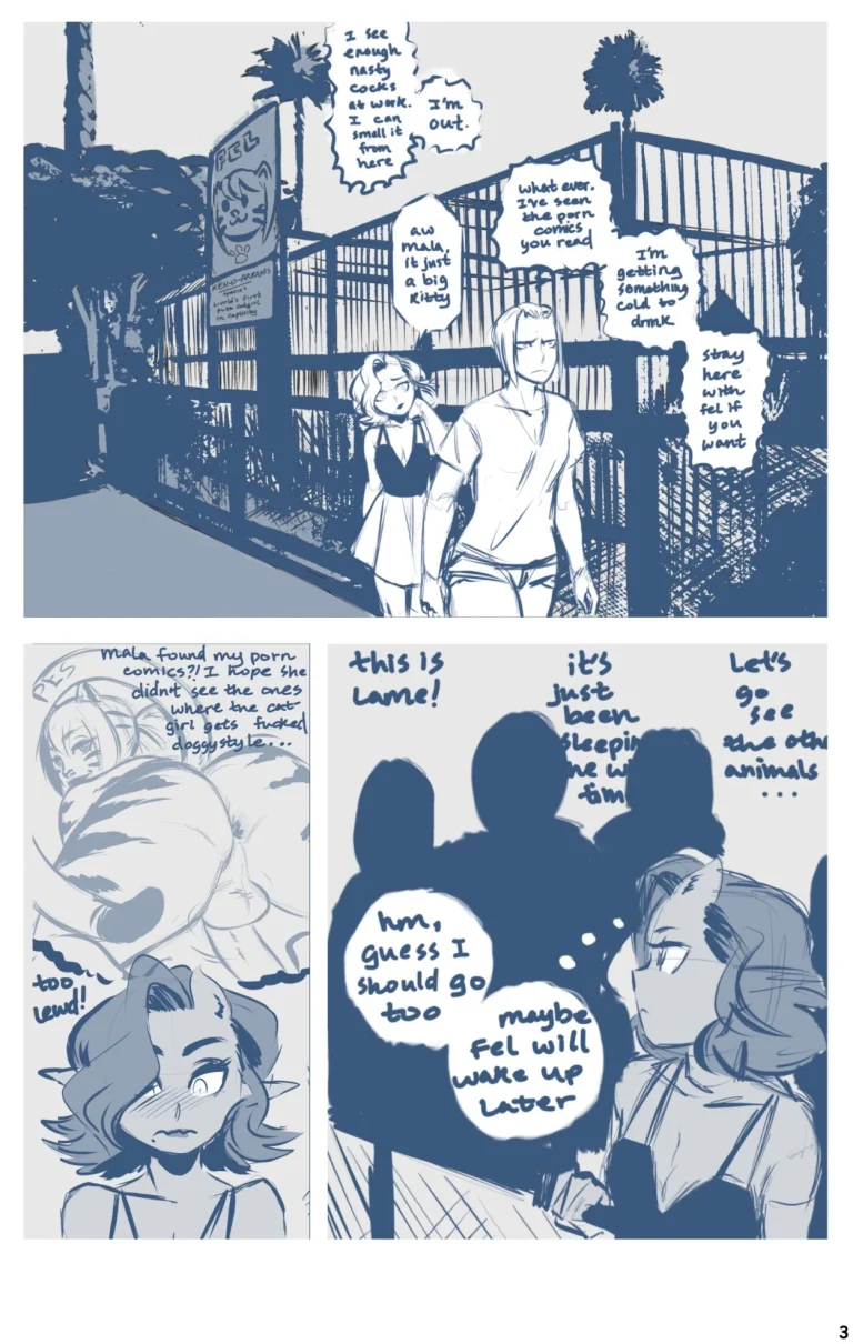 Dicks Out for Fel porn comic picture 4