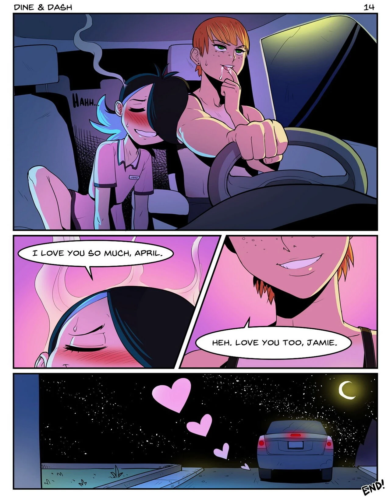 Dine and Dash porn comic picture 14