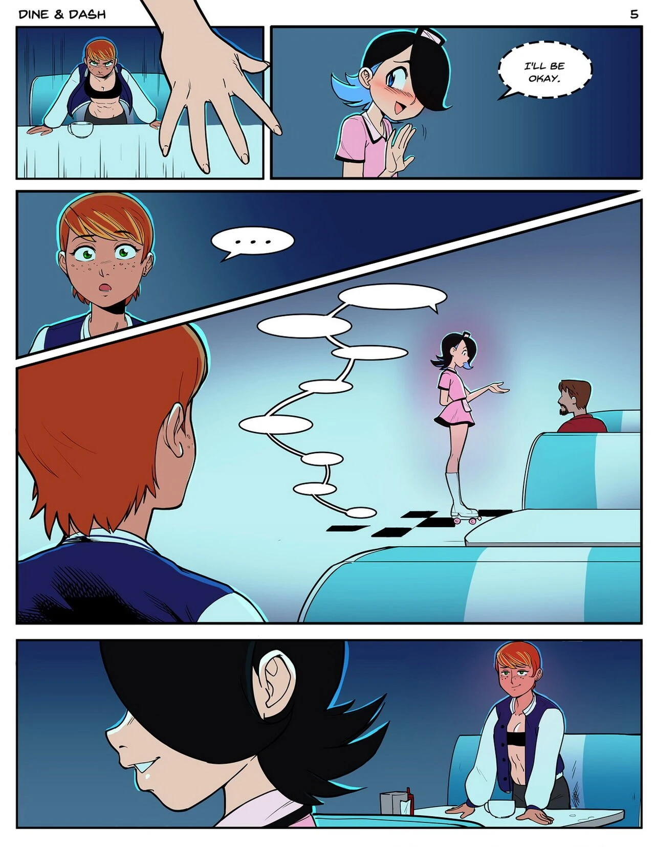 Dine and Dash porn comic picture 5