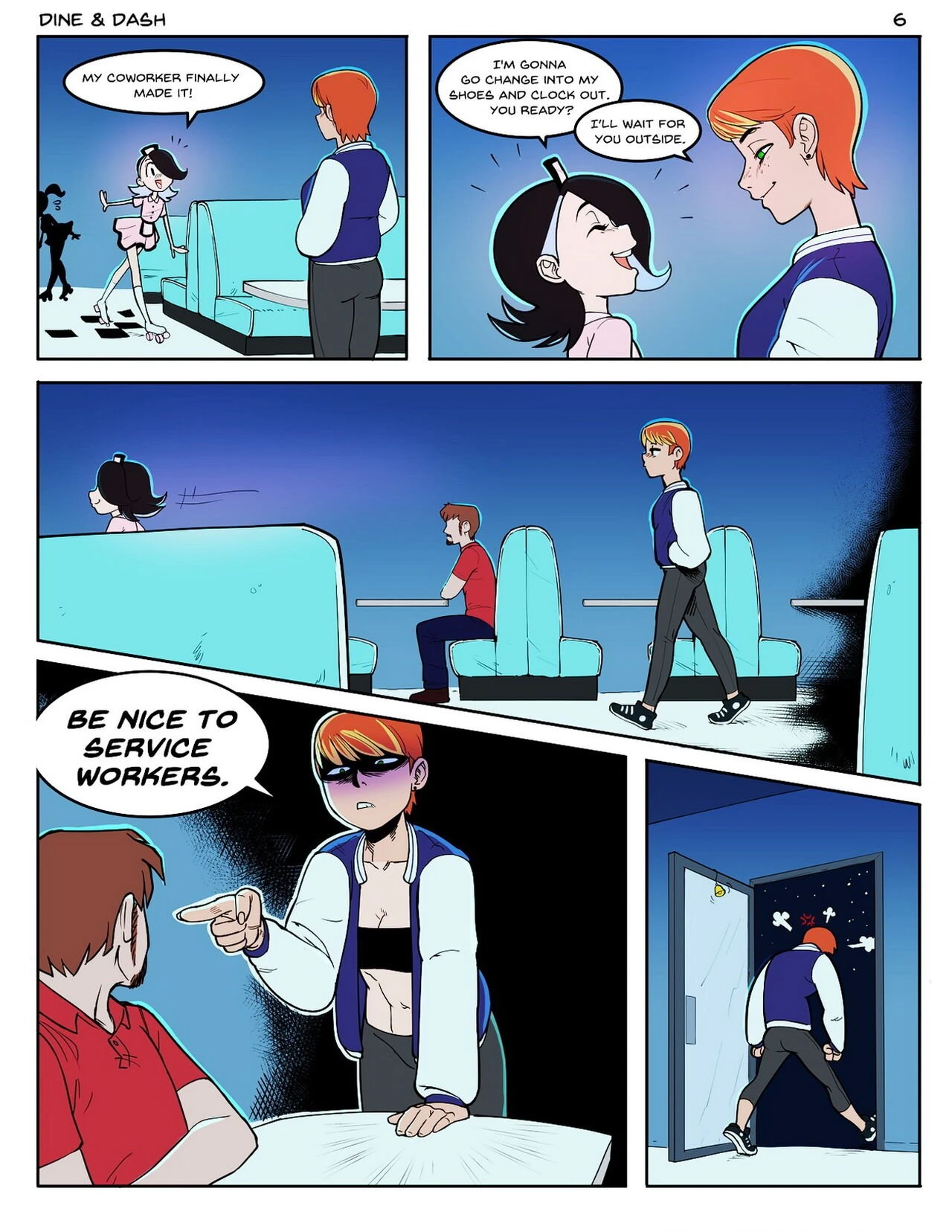 Dine and Dash porn comic picture 6