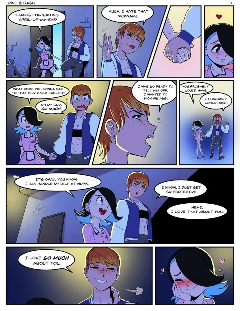 Dine and Dash porn comic picture 7