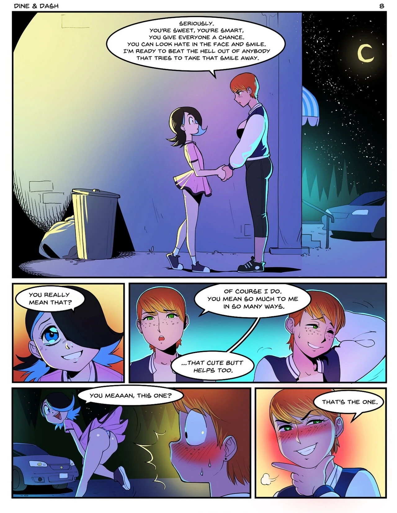 Dine and Dash porn comic picture 8