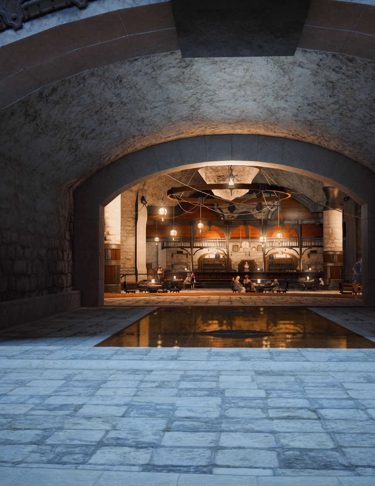 Distractions in Limsa porn comic picture 6