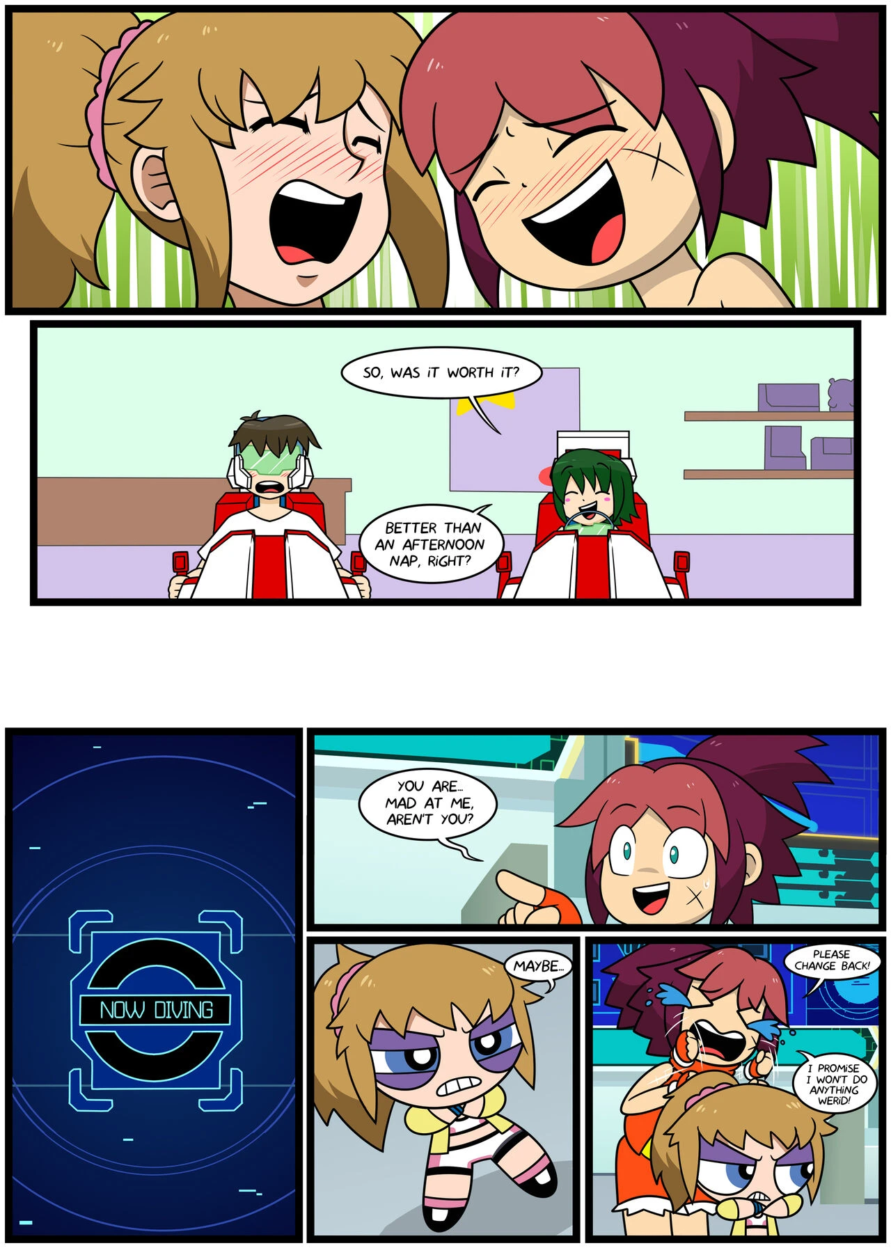 Dive into Unfamiliar Alter Ego porn comic picture 9