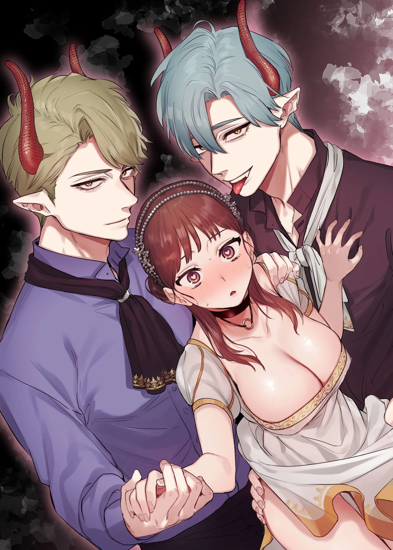 dog eat dog era ~Ryuujinzoku Dorei no Futago to Saimin Koubi~ porn comic picture 2