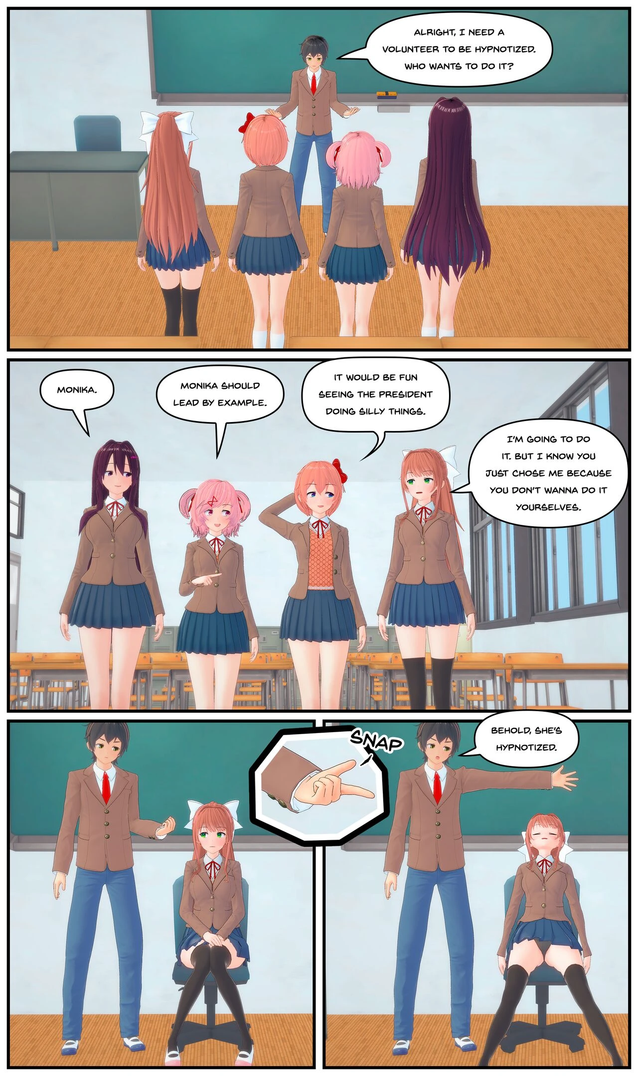 Doki Doki Hypno Club porn comic picture 8