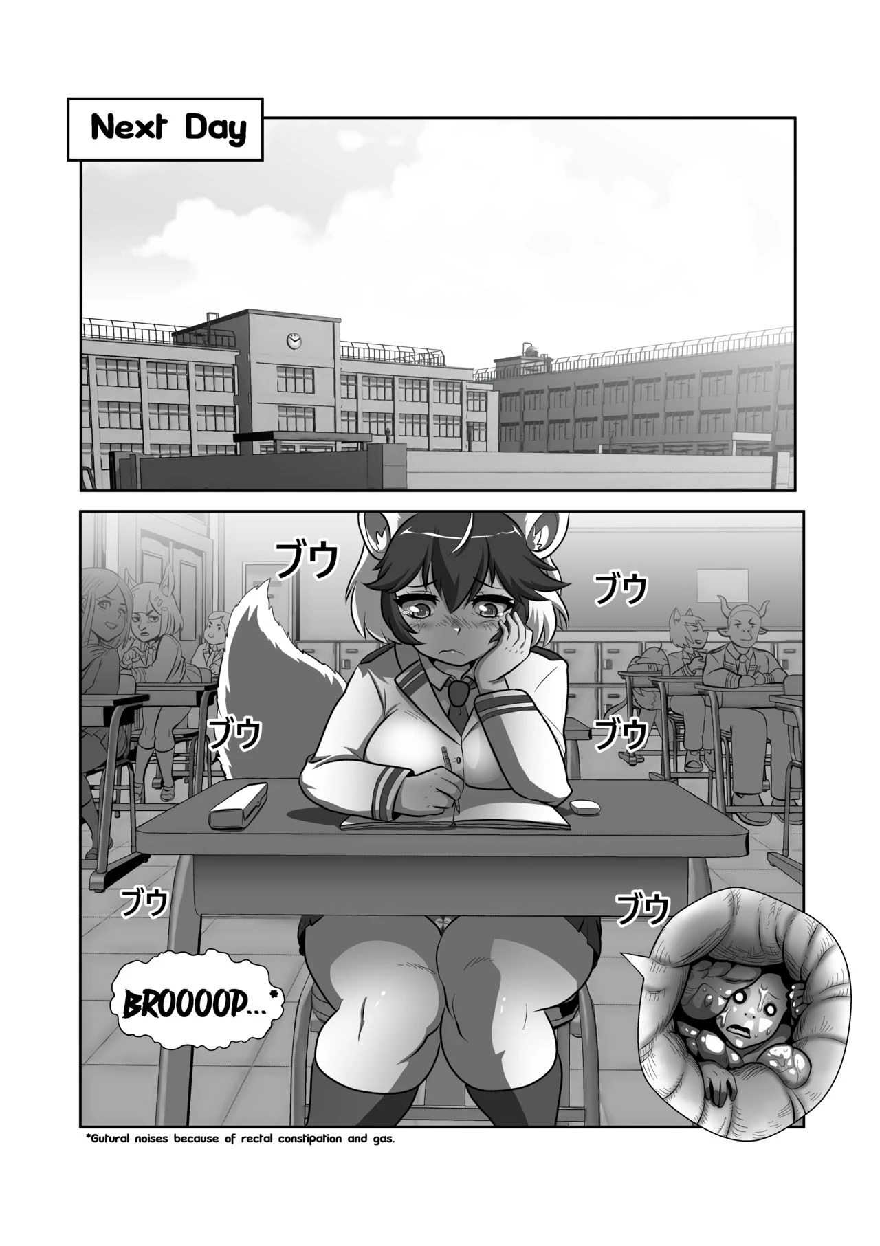 Don't bully skunk-chan porn comic picture 7