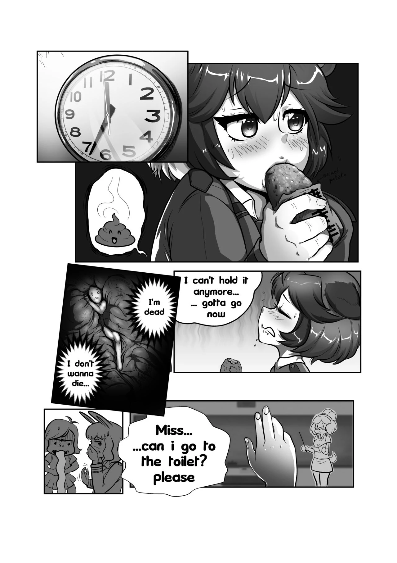 Don't bully skunk-chan porn comic picture 8