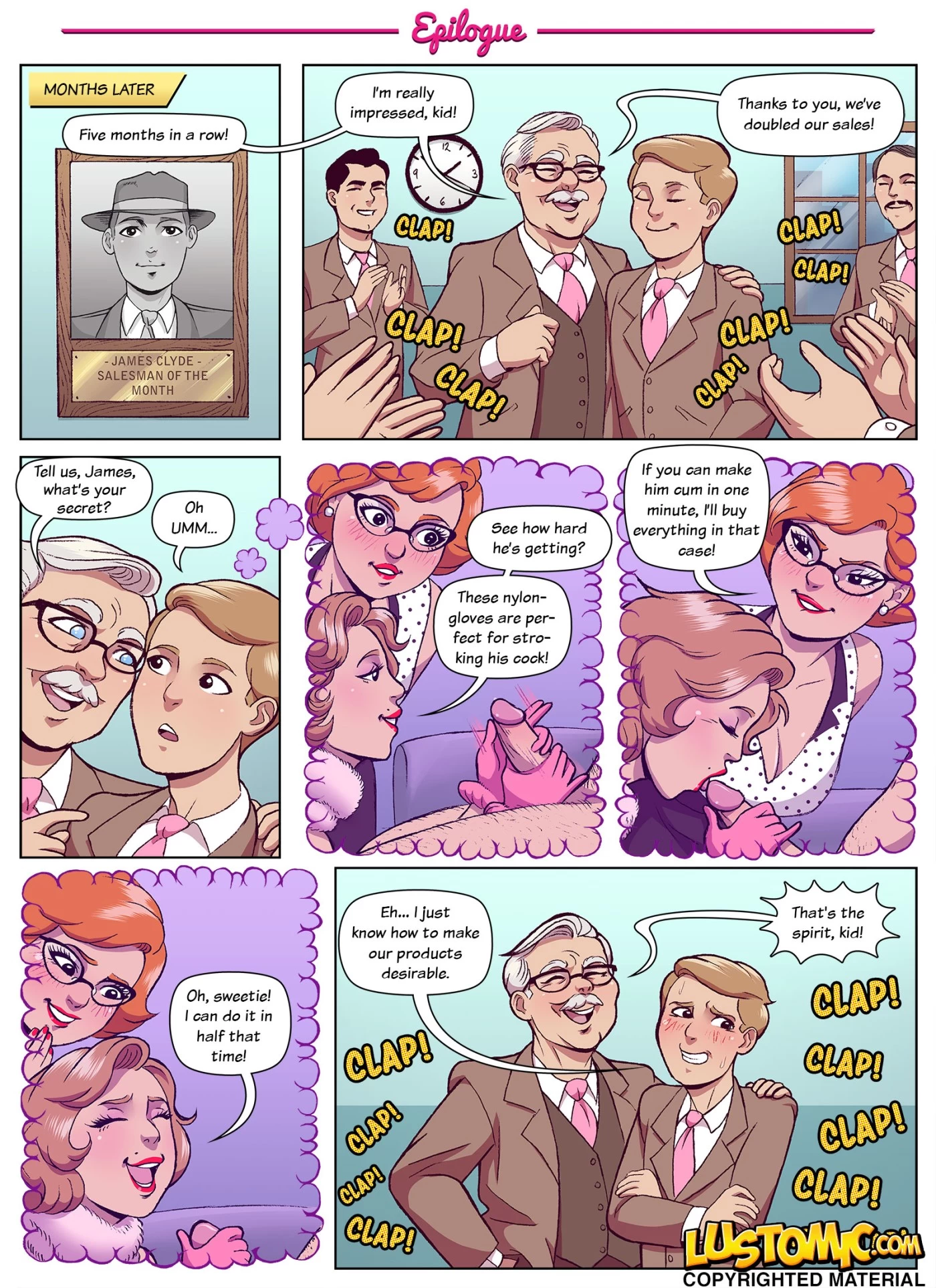 Door to Door Sissy porn comic picture 20