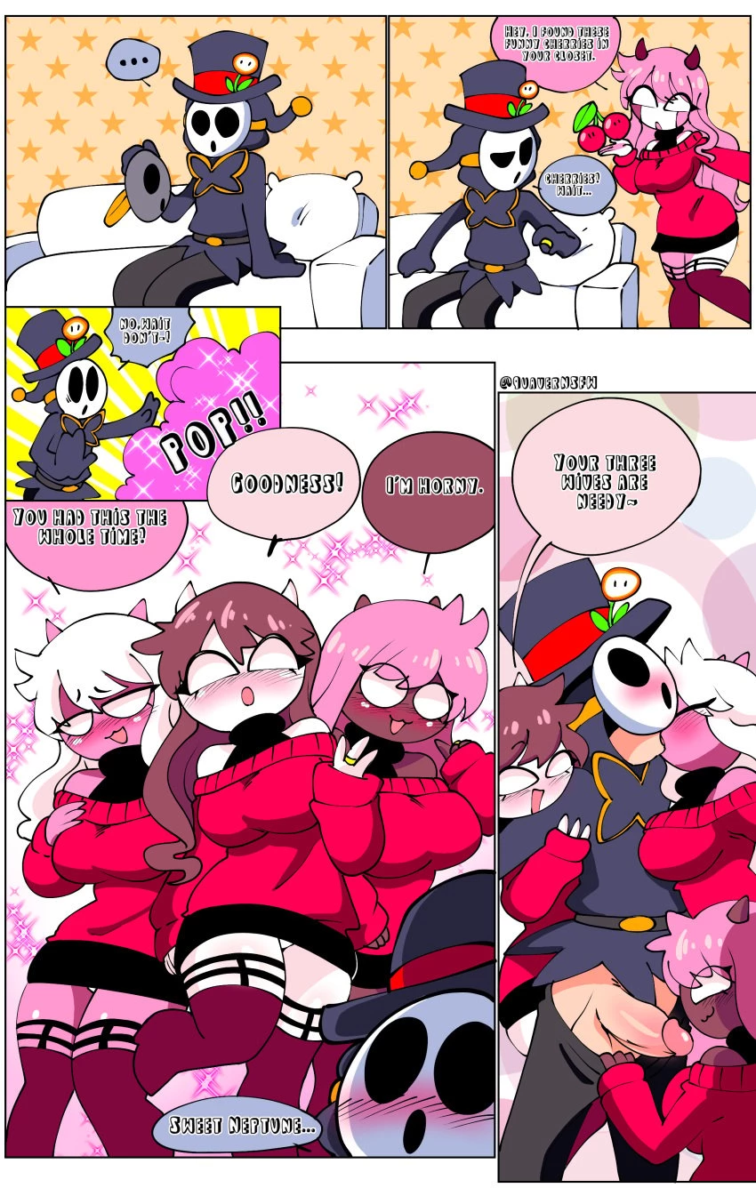 Double Cherry porn comic picture 1